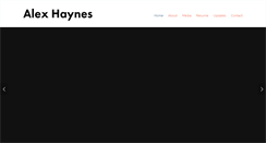 Desktop Screenshot of alex-haynes.com